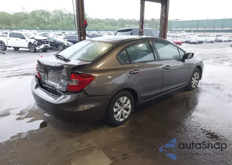 2012 Honda Civic Lx z USA, uszkodzony, nr VIN 19XFB2F56CE348447